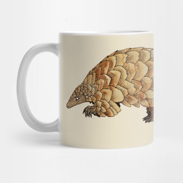 African Pangolin by djrbennett